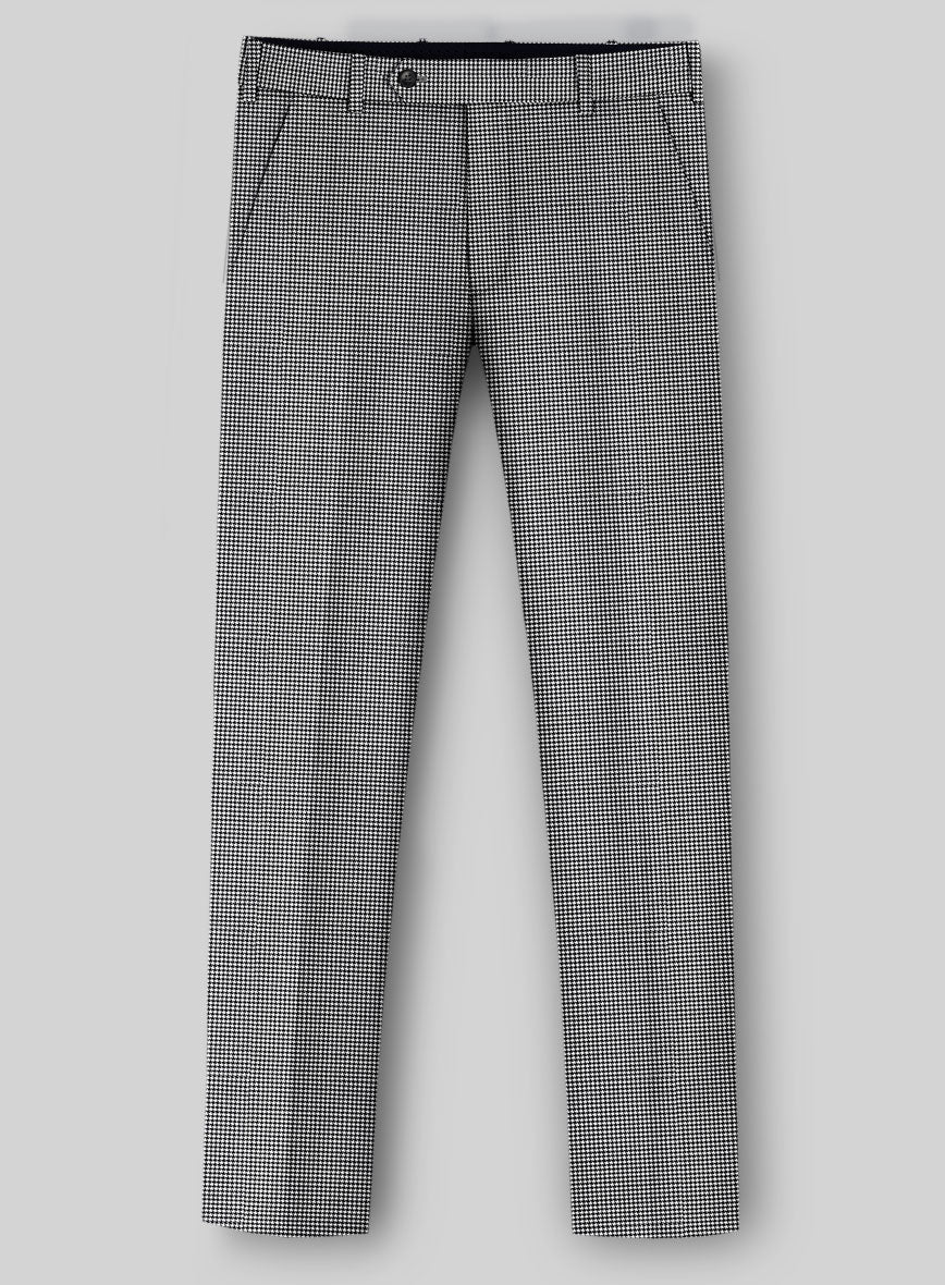 Napolean Mini Houndstooth White Wool Suit - Image 5