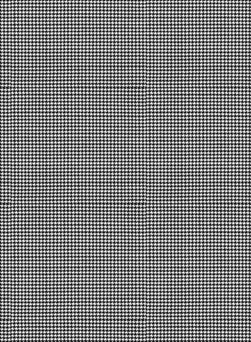 Napolean Mini Houndstooth White Wool Suit - Image 7