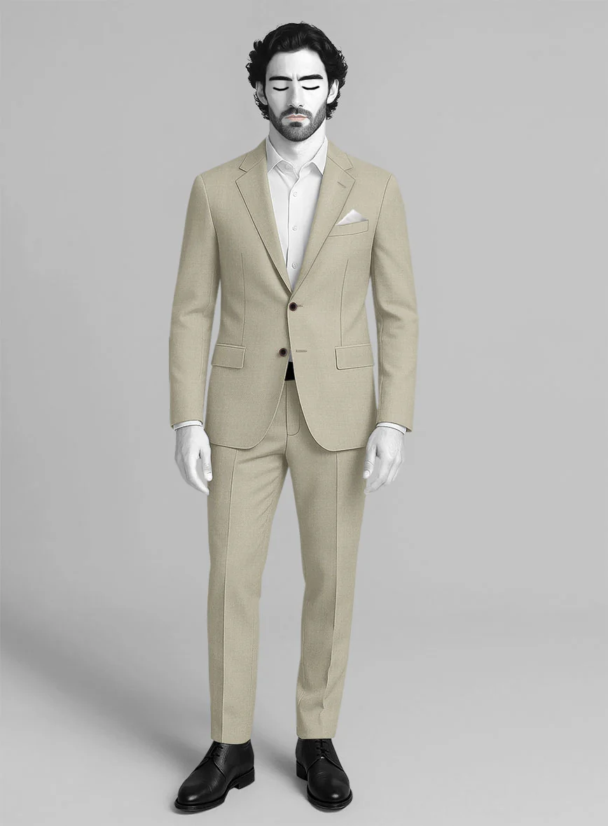 Napolean Muted Khaki Wool Suit