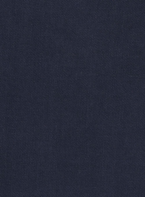 Napolean Navy Blue Wool Double Breasted Jacket - Image 2