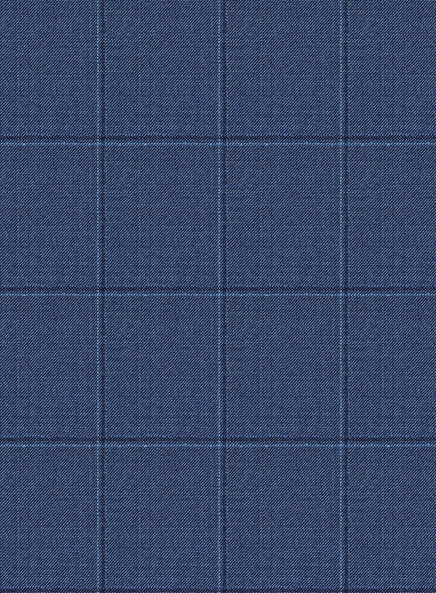 Napolean Pane Blue Wool Jacket - Image 4