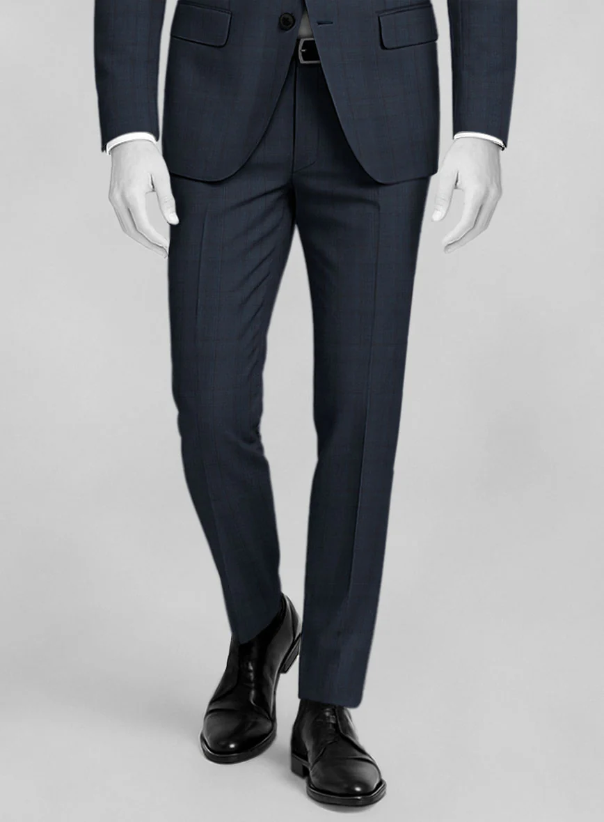 Napolean Preppy Blue Check Pants