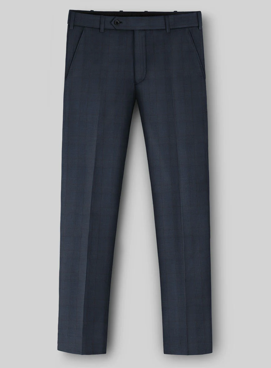 Napolean Preppy Blue Check Pants - Image 2