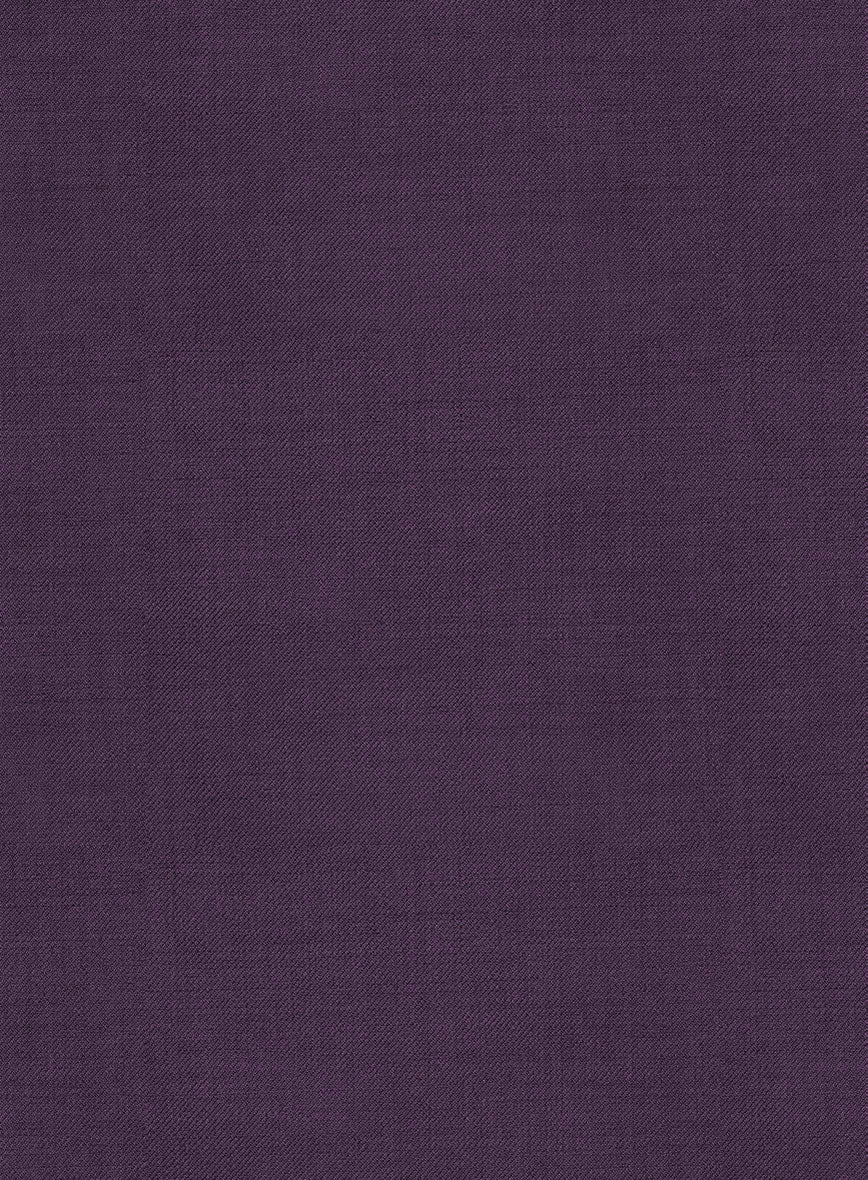 Napolean Purple Wool Tuxedo Suit - Image 5