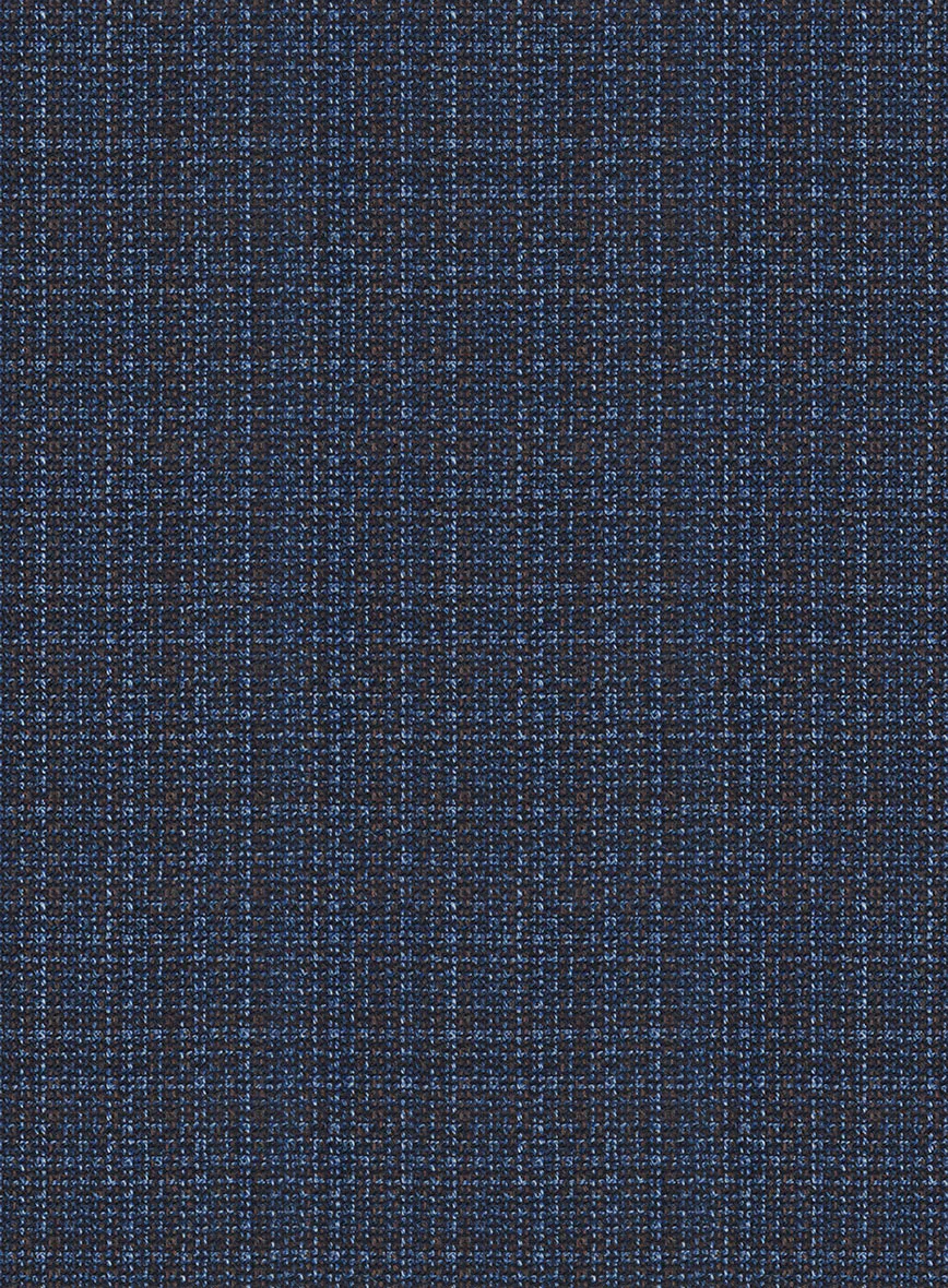 Napolean Retro Blue Wool Jacket - Image 2