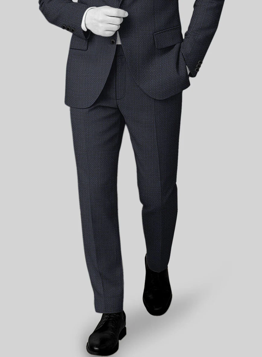 Napolean Retro Navy Wool Pants