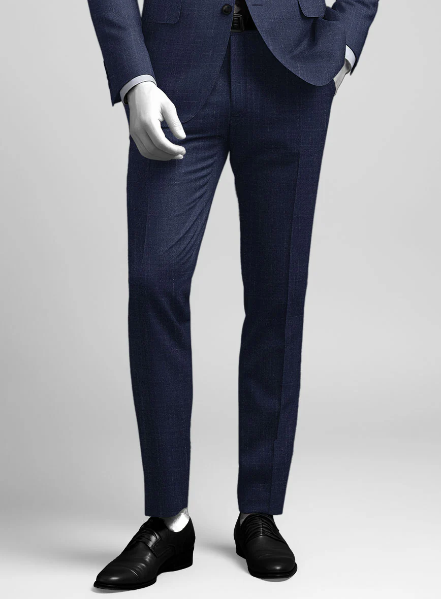 Napolean Ricci Brandy Blue Wool Pants
