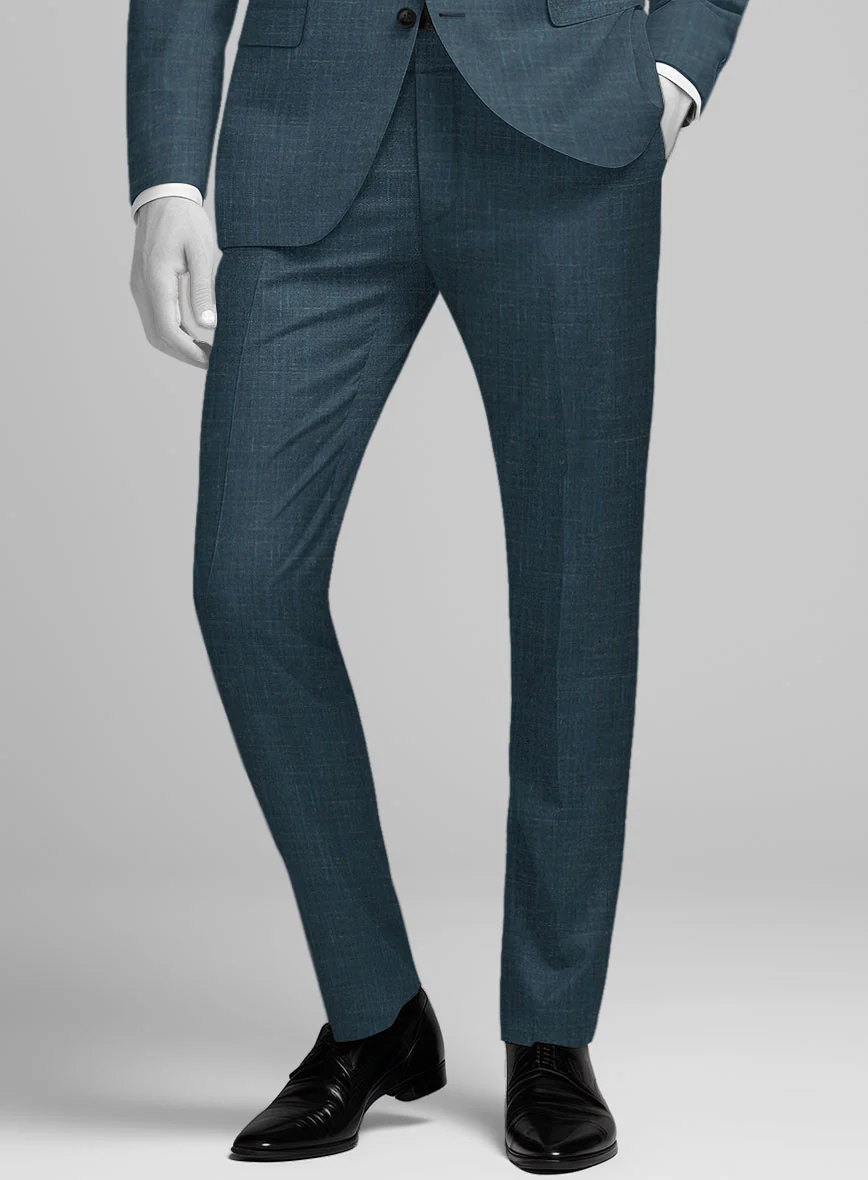 Napolean Ricci Rich Blue Wool Pants