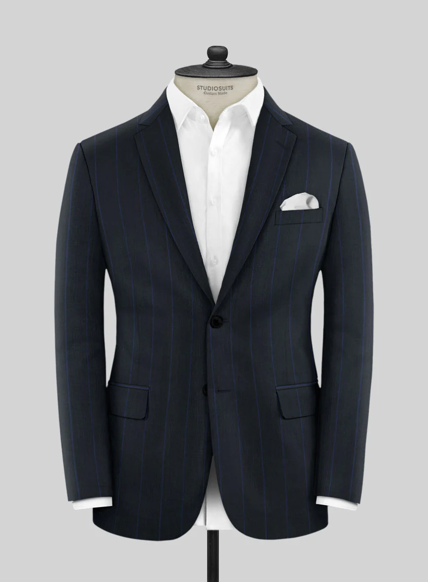 Napolean Rodrio Blue Wool Jacket - Image 3