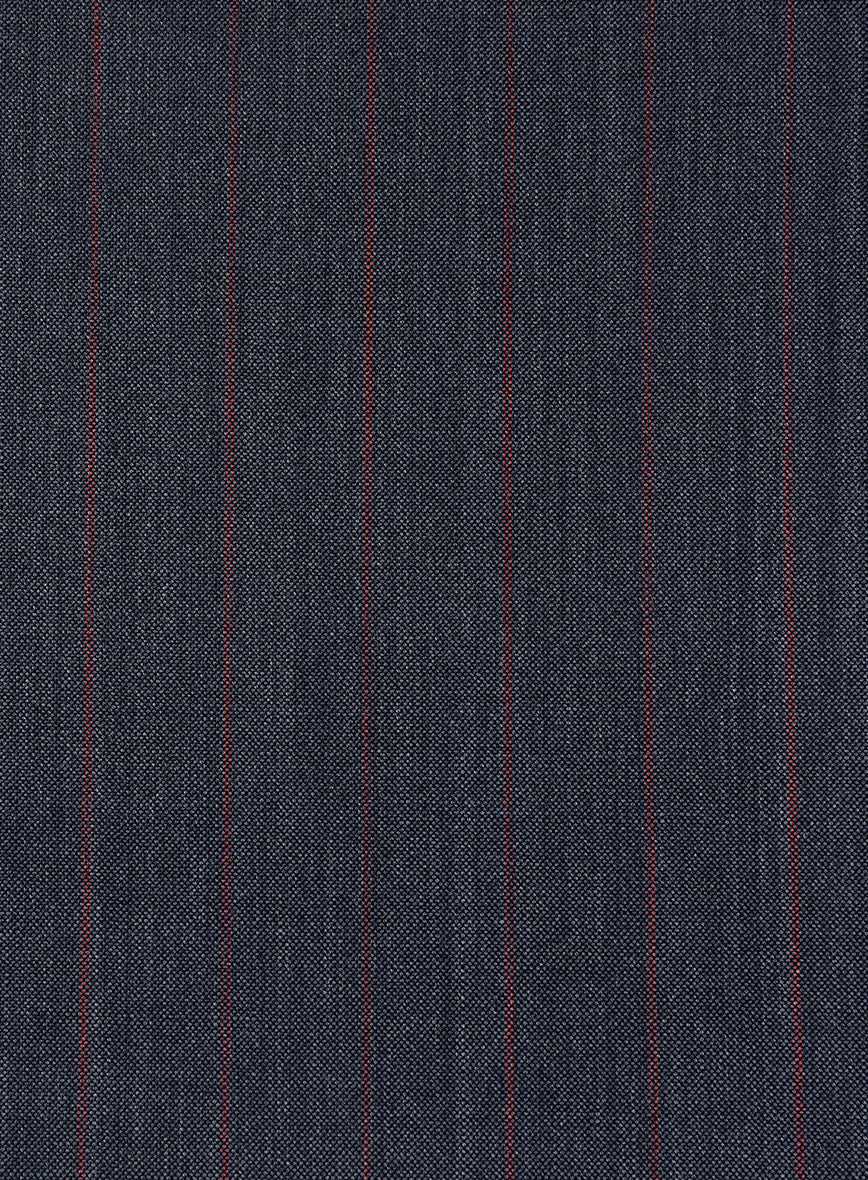 Napolean Rosano Stripe Navy wool Jacket - Image 3