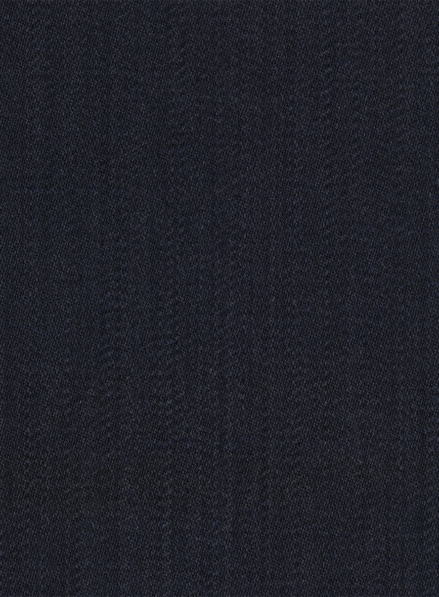 Napolean Self Satin Blue Wool Jacket - Image 3