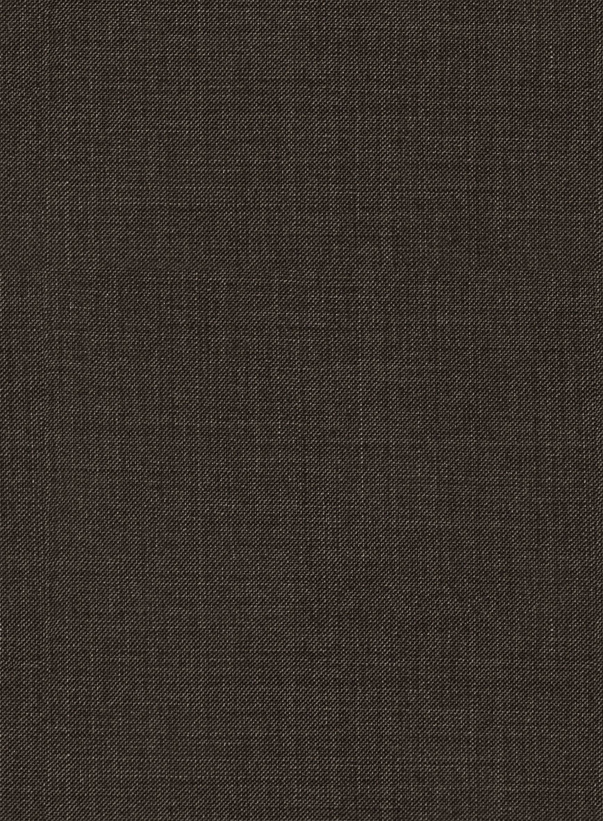 Napolean Sharkskin Brown Wool Tuxedo Suit - Image 7