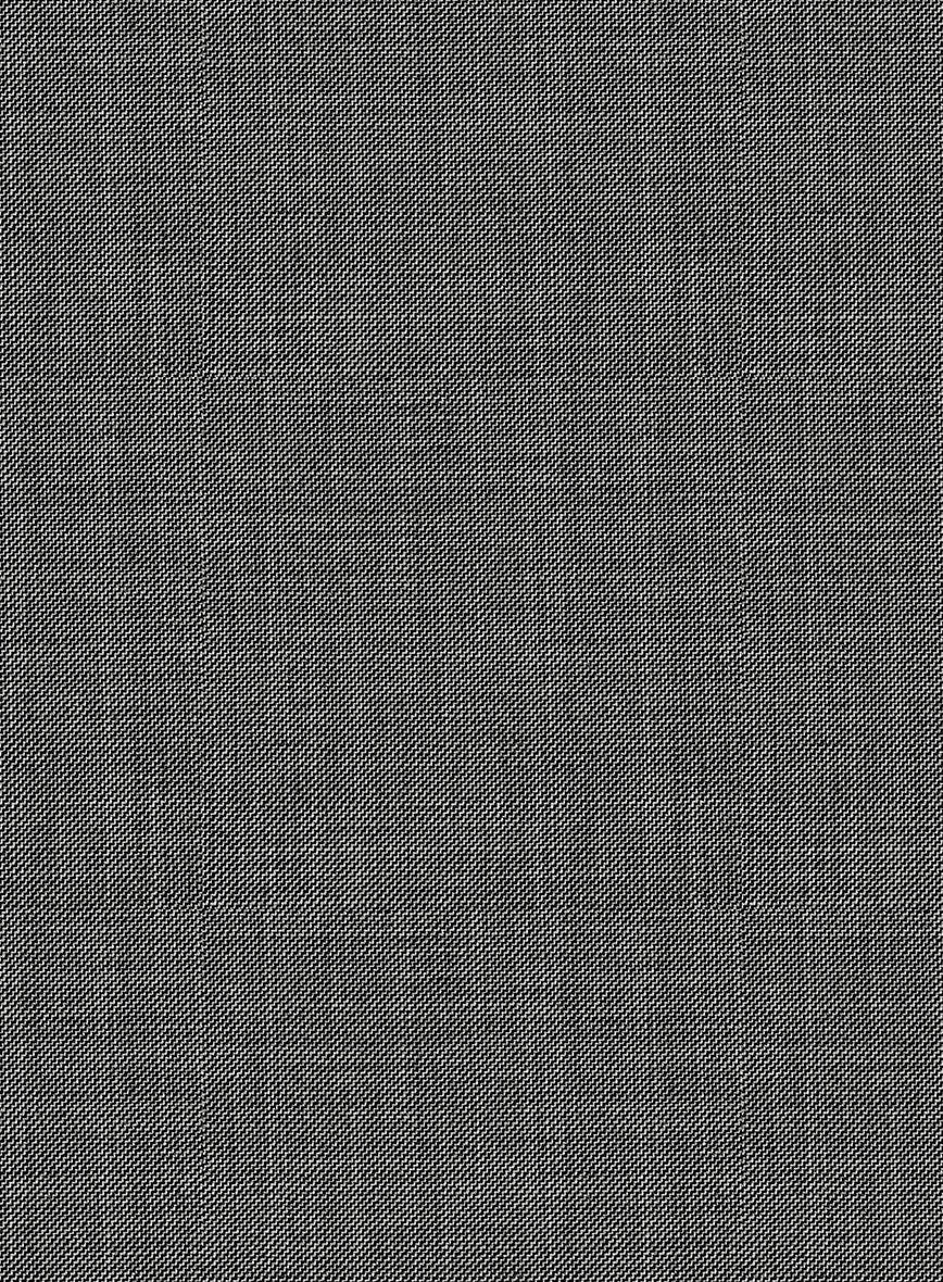 Napolean Sharkskin Gray Wool Suit - Image 8