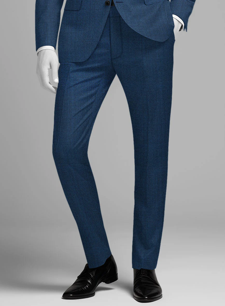 Napolean Spring Royal Blue Wool Pants - Image 2