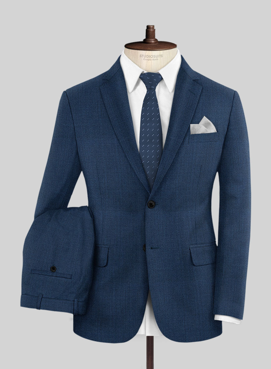 Napolean Spring Royal Blue Wool Suit - Image 2