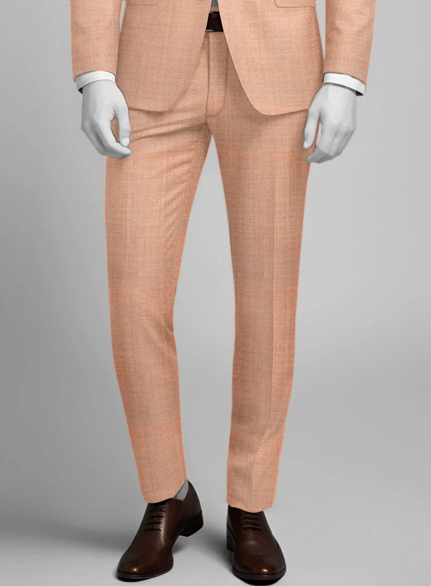 Napolean Spring Salmon Pink Tuxedo Suit - Image 6