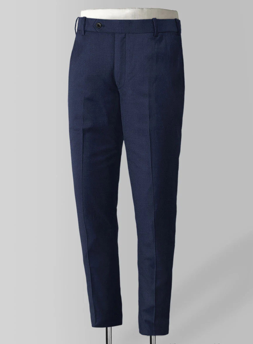 Napolean Stretch Blue Wool Pants - Image 2