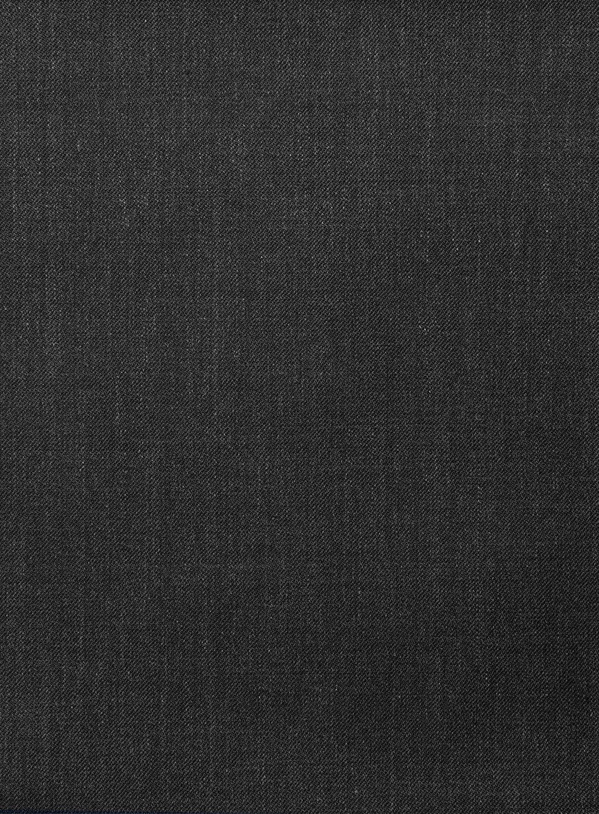 Napolean Stretch Charcoal Wool Pants - Image 3