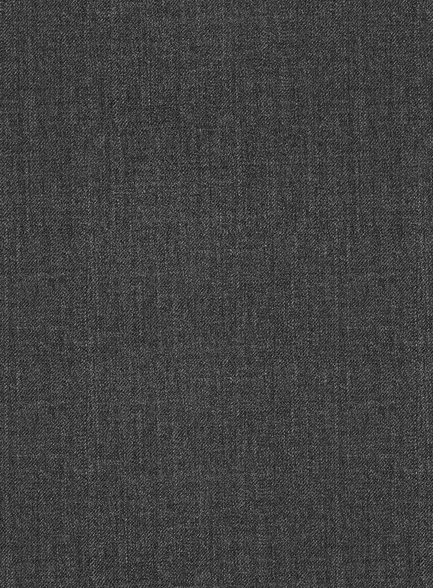 Napolean Stretch Dark Gray Wool Tuxedo Suit - Image 7