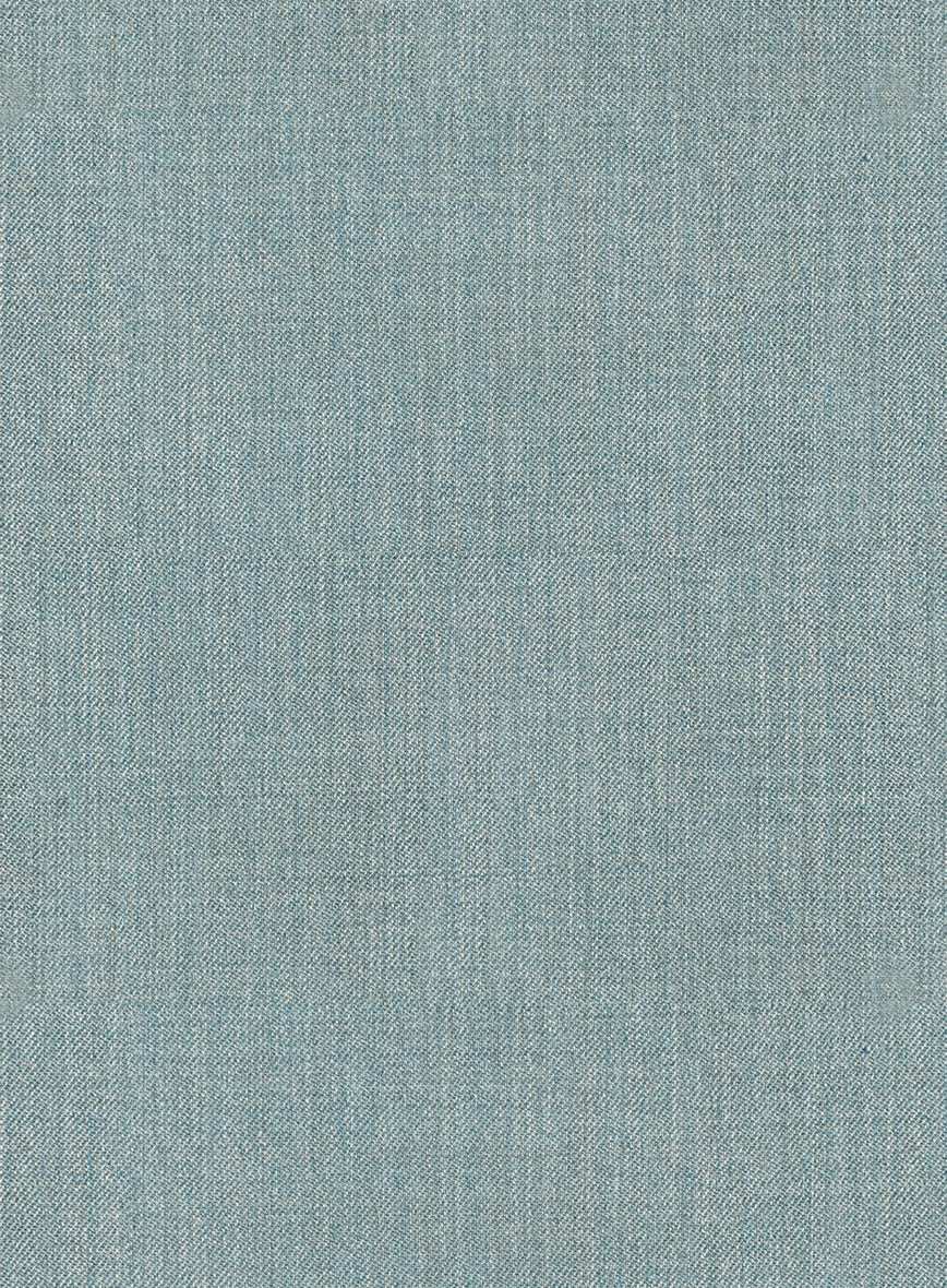 Napolean Stretch Gray Blue Wool Suit - Image 7