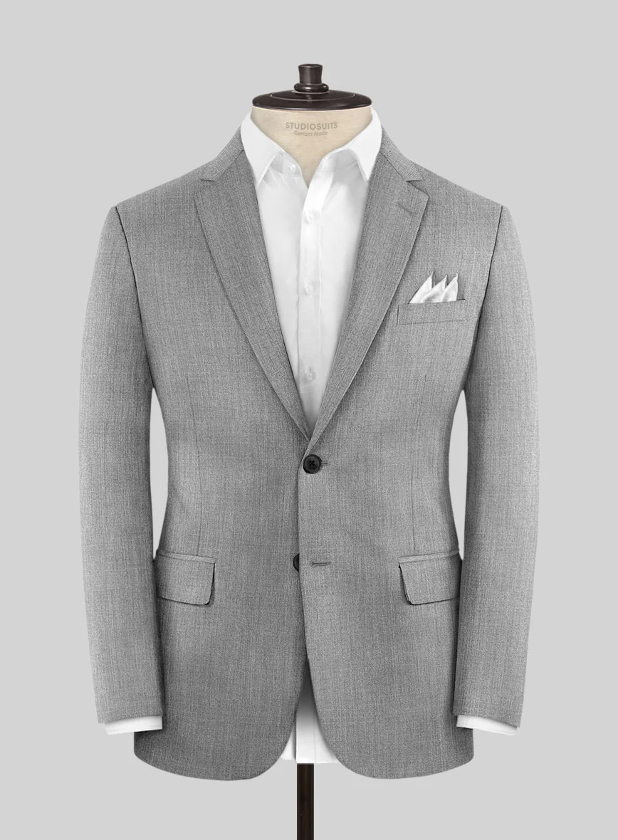 Napolean Stretch Gray Wool Jacket - Image 2