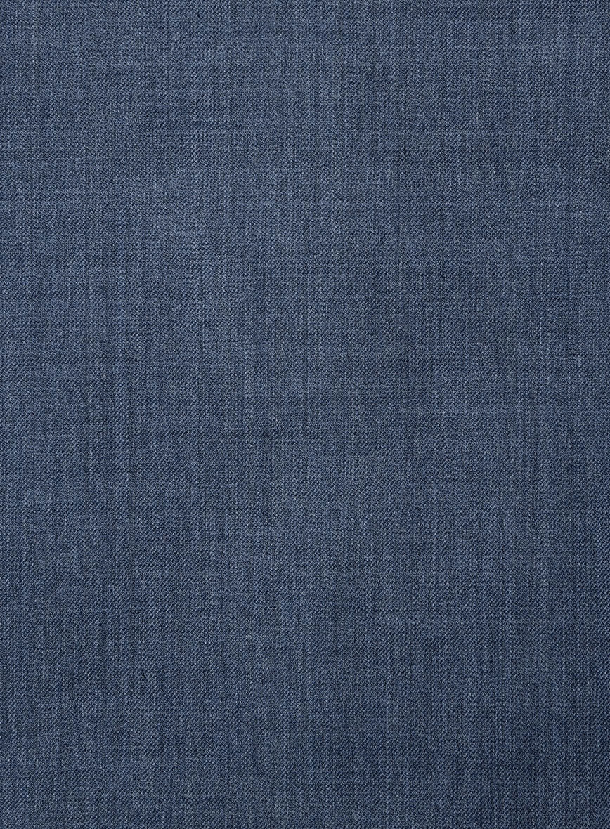 Napolean Stretch Imperial Blue Wool Pants - Image 3