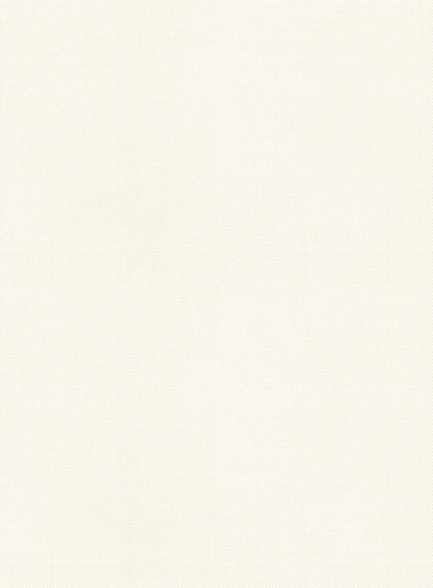 Napolean Stretch Ivory Wool Pants - Image 3