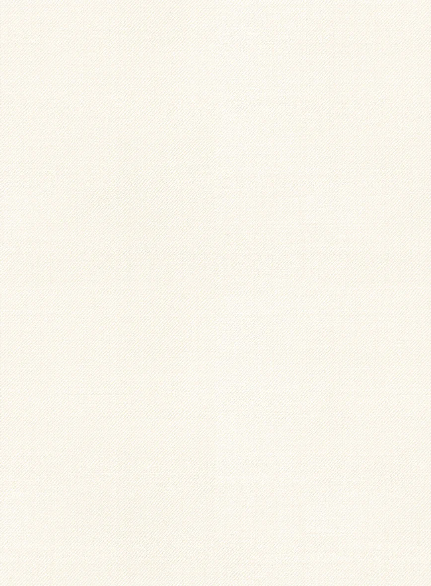 Napolean Stretch Ivory Wool Tuxedo Suit - Image 4