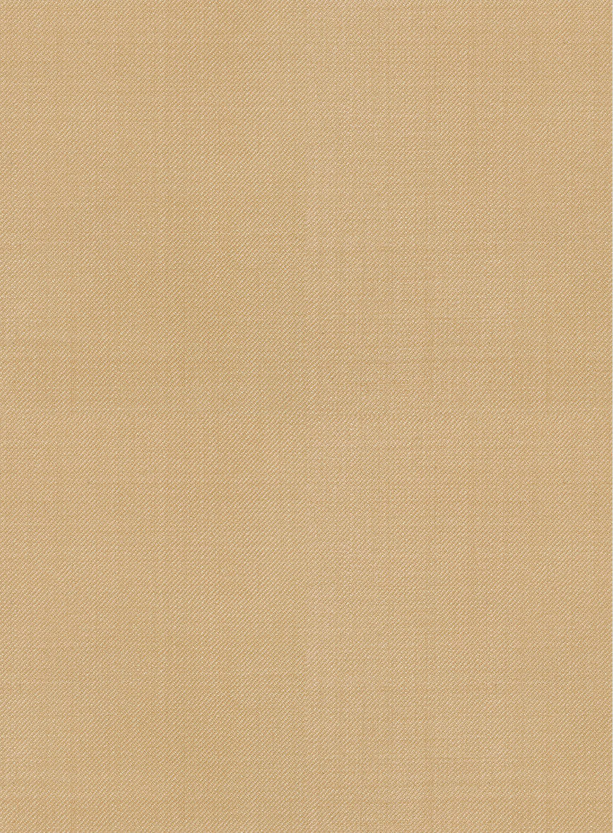 Napolean Stretch Khaki Wool Pants - Image 3