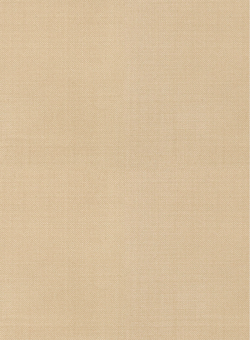 Napolean Stretch Khaki Wool Tuxedo Jacket - Image 3