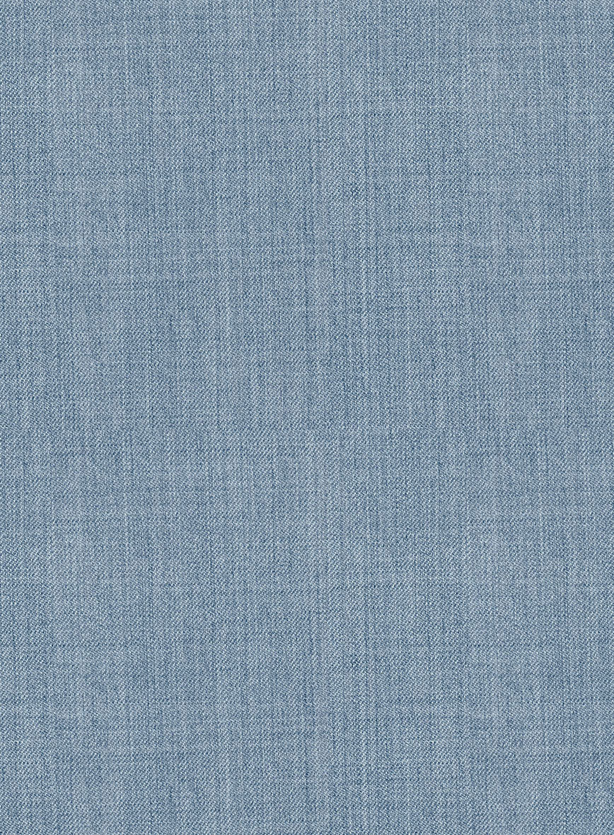Napolean Stretch Light Blue Wool Jacket - Image 3