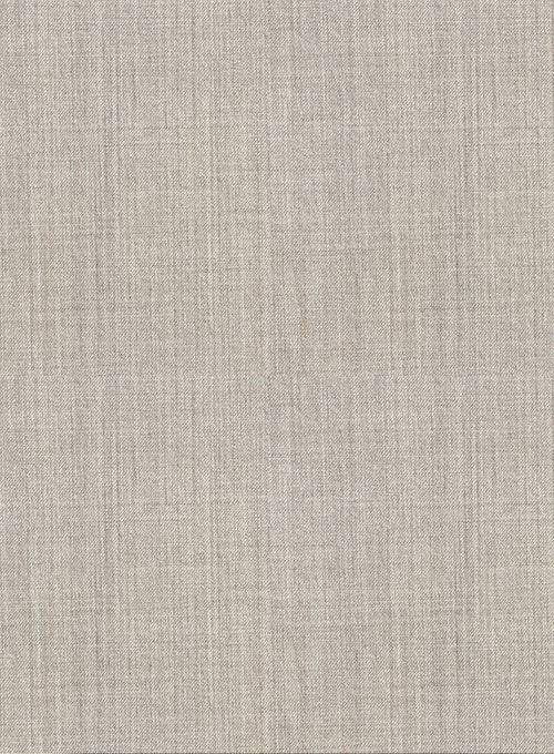Napolean Stretch Pale Brown Wool Tuxedo Suit - Image 2
