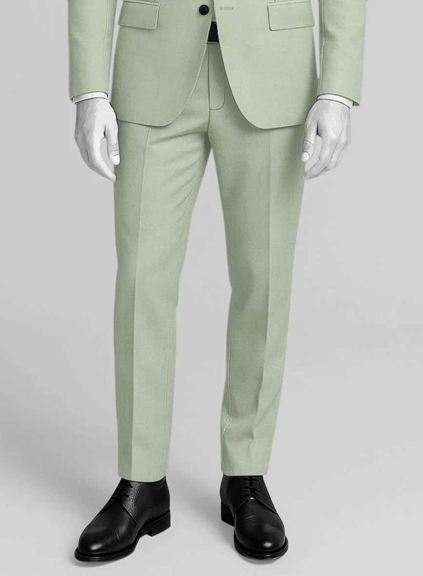Napolean Stretch Sage Green Wool Suit - Image 5