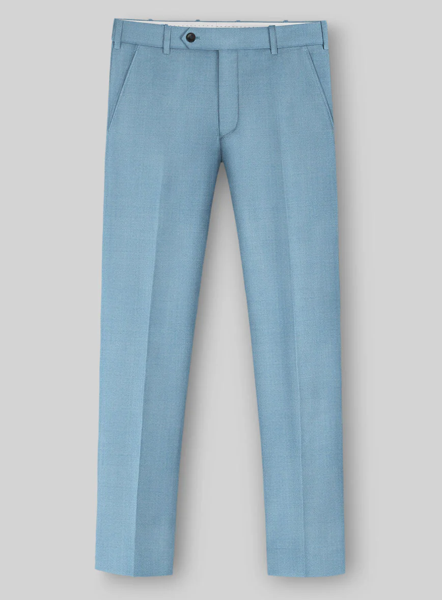 Napolean Taj Blue Wool Suit - Image 4