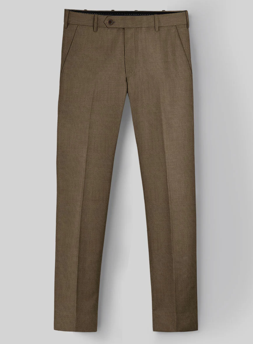Napolean Tan Wool Suit - Image 6