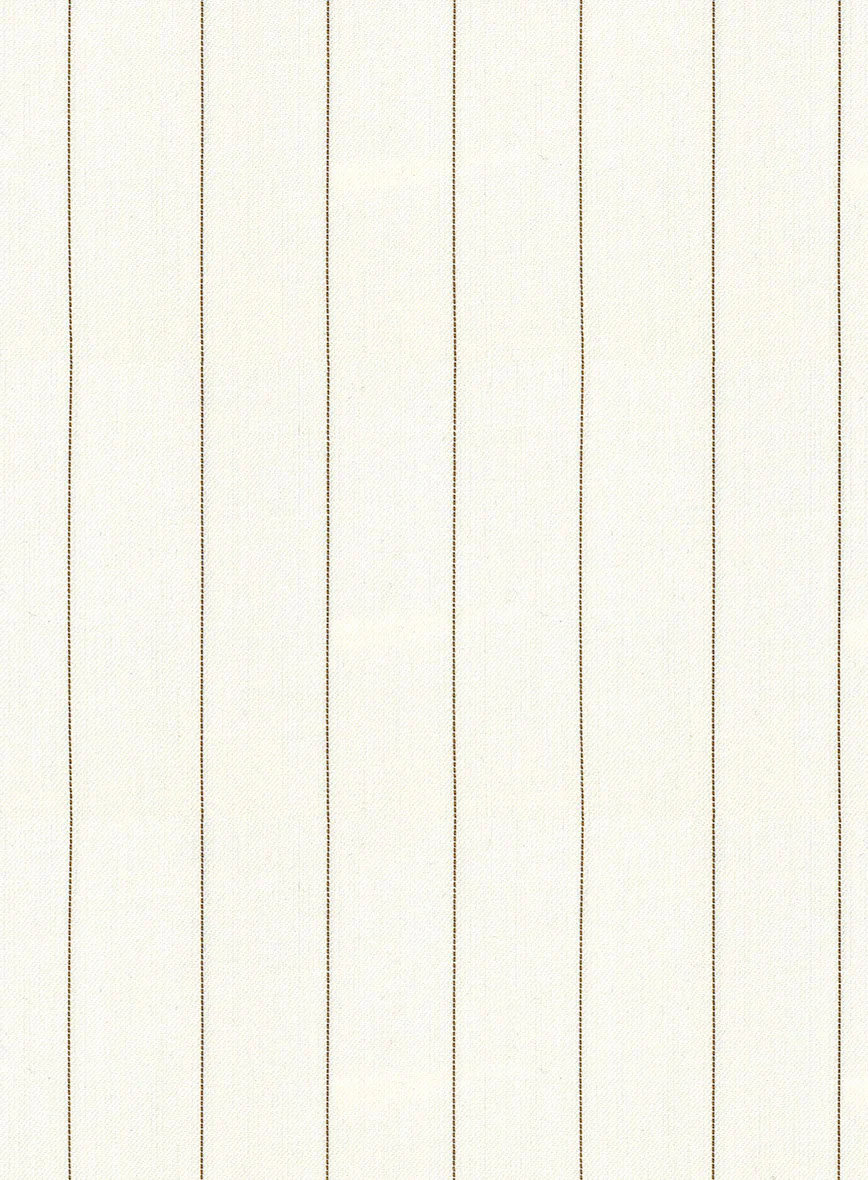 Napolean Tullio Stripe Ivory Wool Jacket - Image 3