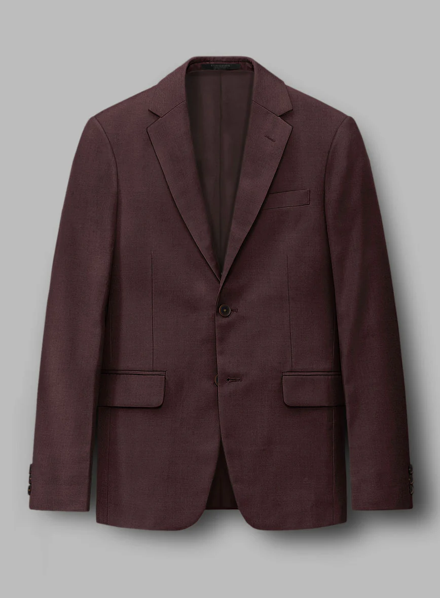 Napolean Wine Wool Jacket