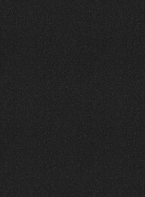 Napolean York Black Wool Tuxedo Suit - Image 4