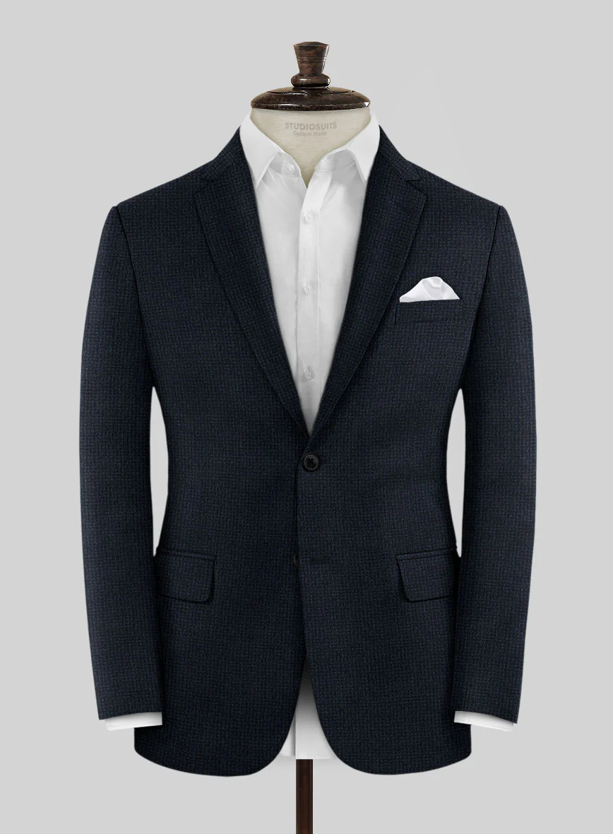 Navy Blue Cashmere Jacket