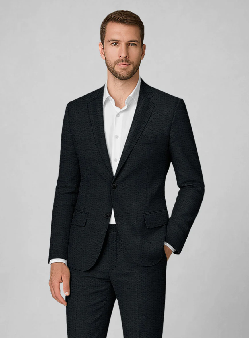 Navy Seersucker Suit - Image 3