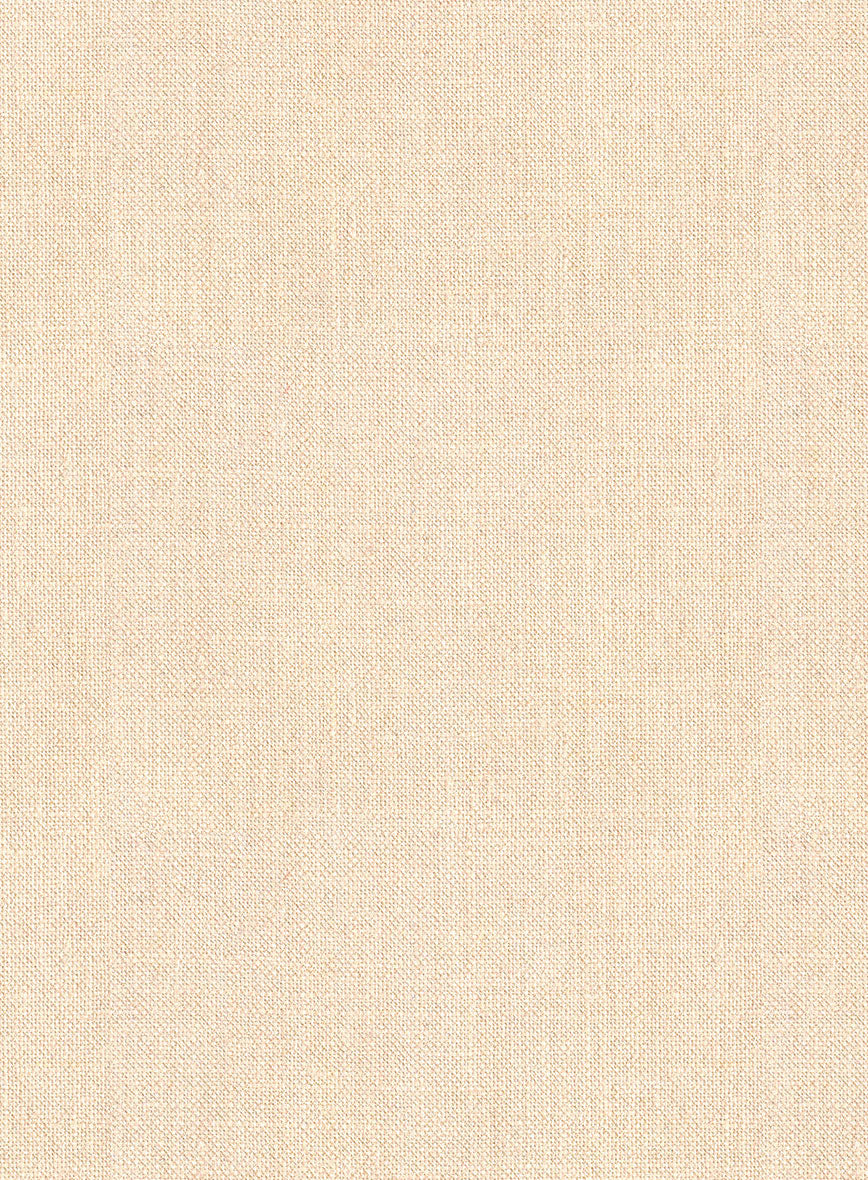 Noble Beige Wool Silk Linen Suit - Image 7