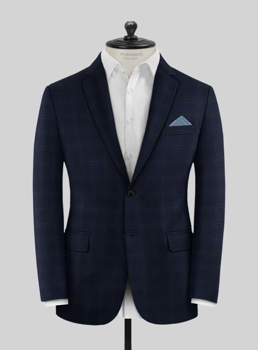 Noble Bruno Blue Wool Jacket