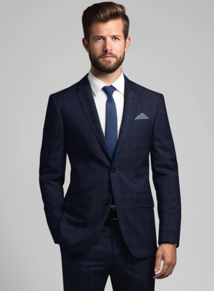 Noble Bruno Blue Wool Jacket - Image 2