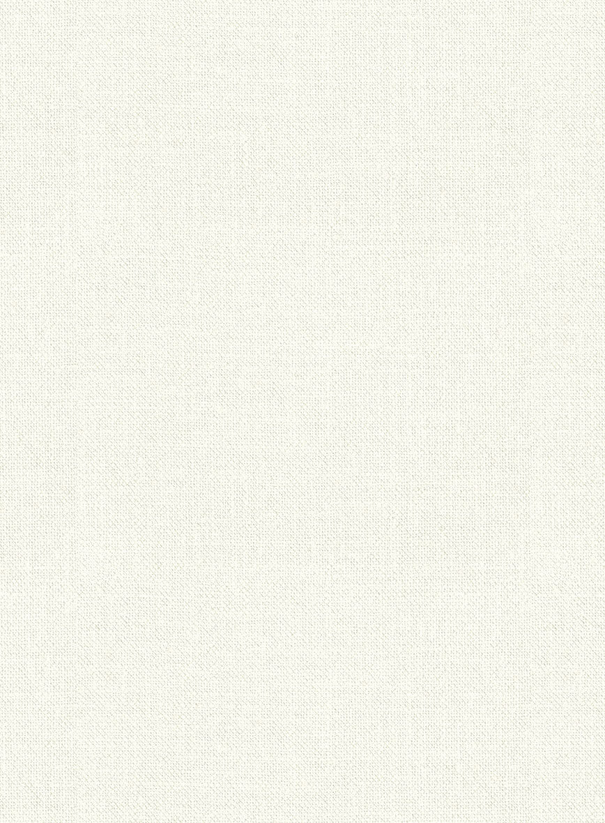 Noble Ivory Wool Silk Linen Suit - Image 7