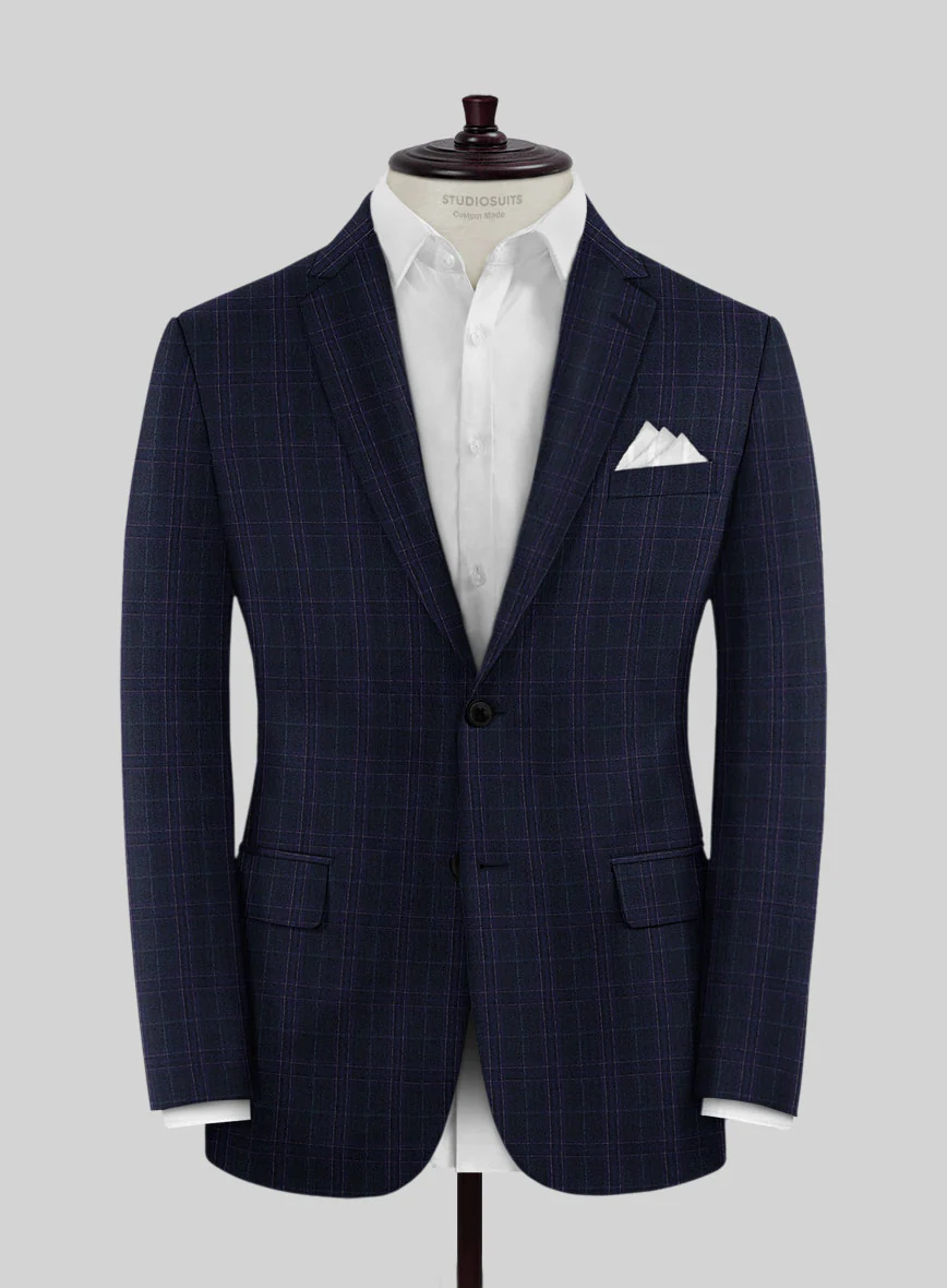 Noble Maddalena Blue Wool Jacket