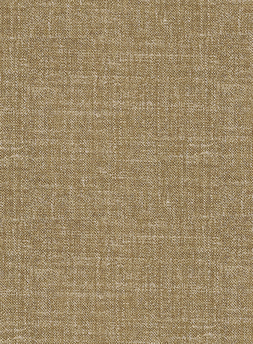 Noble Maple Khaki Wool Silk Linen Jacket - Image 3