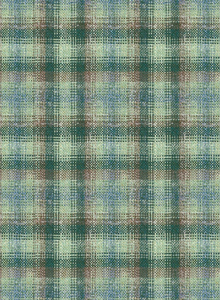 Noble Mariana Green Wool Silk Linen Jacket - Image 2