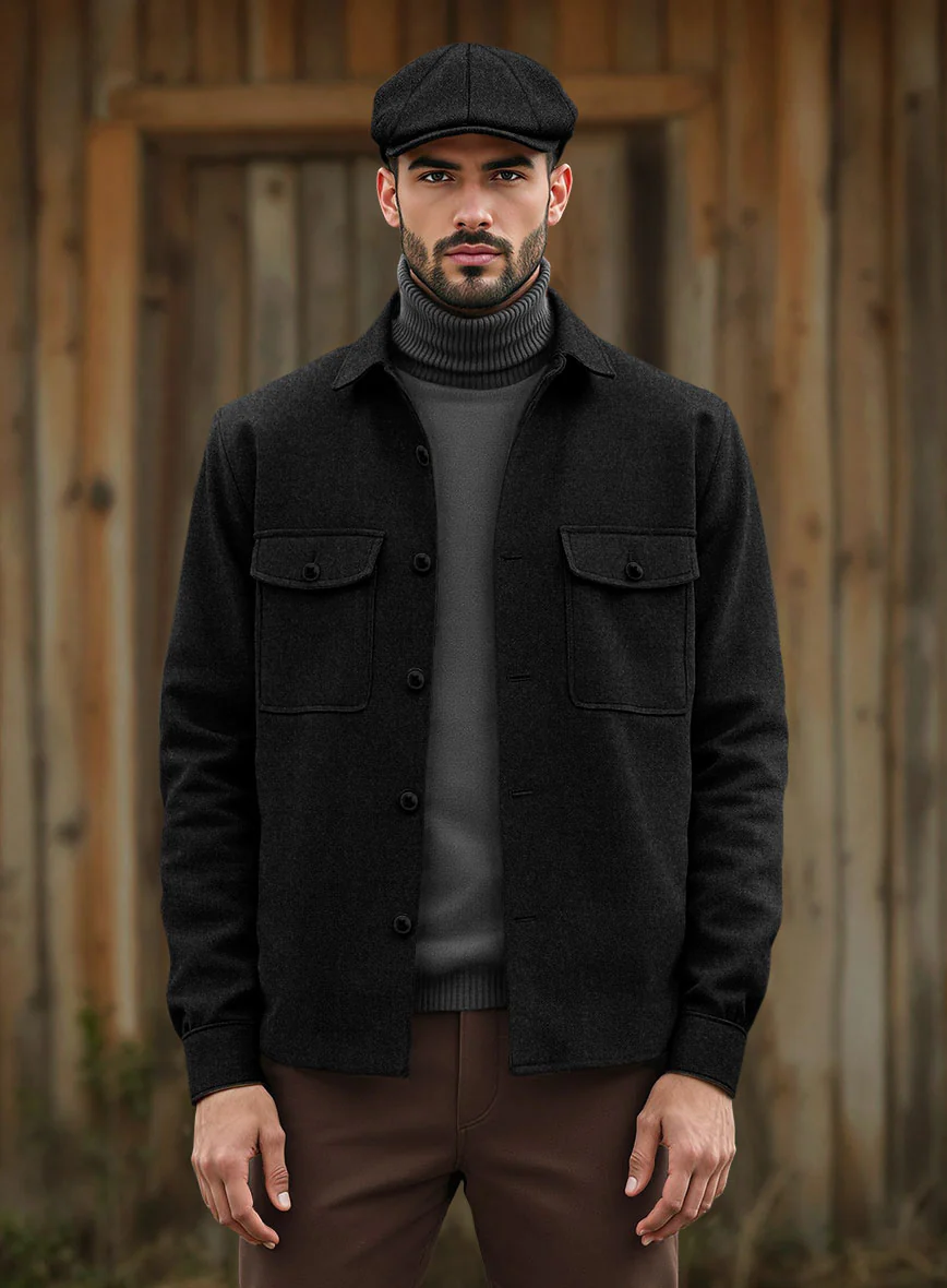 Nomad Naples Black Tweed Shirt