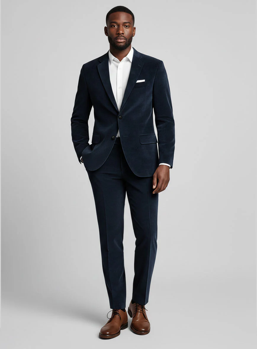 Orion Blue Velvet Suit