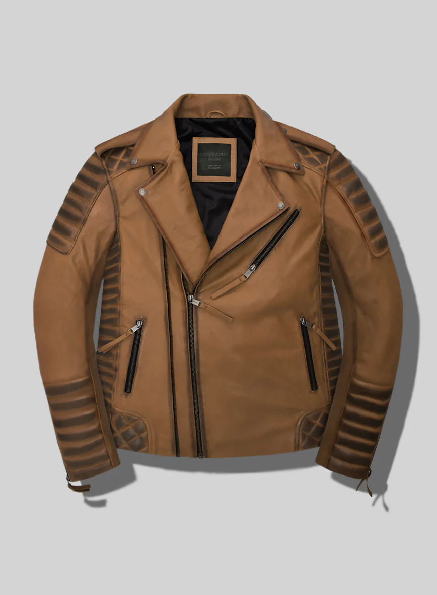 Outlaw Burnt Tan Leather Jacket
